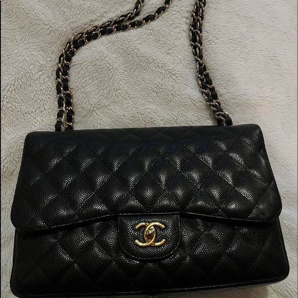 SOLD SOLD Do not buy Sold Jumbo caviar Double Flap. With GHW - Picture 2 of 9